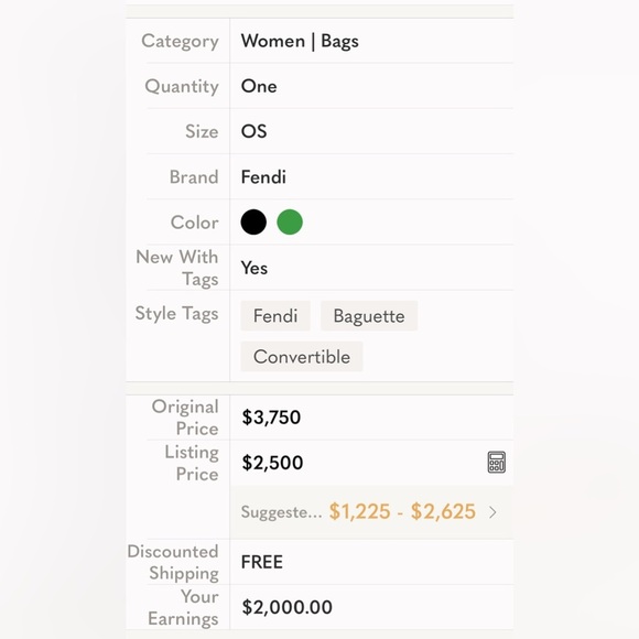 FENDI SS20 Floral Nylon Baguette Convertible Bag w RECEIPT/ TAGS - Picture 16 of 16